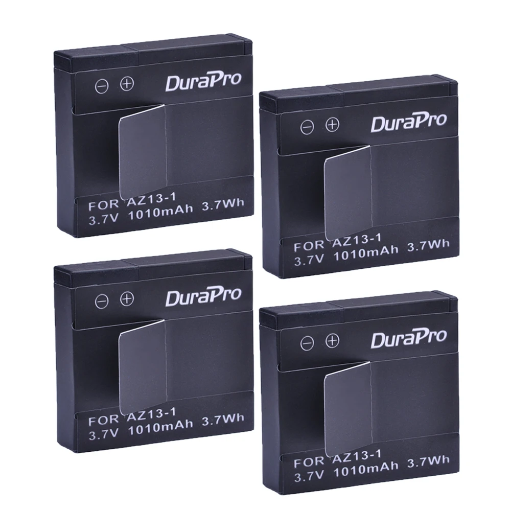 Аккумулятор для экшн-камеры Xiaomi Yi AZ13-1, литий-ионный аккумулятор 1010 мА · ч, 4 шт.