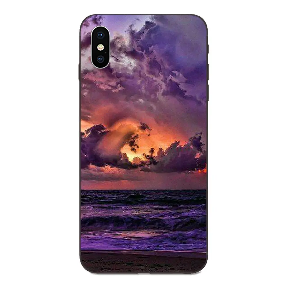 Защитный чехол из ТПУ для Xiaomi Redmi Note 3 3S 4 4A 4X 5 5A 6 6A 7 7A K20 Plus Pro S2 Y2 Y3 Infinity On фиолетовое