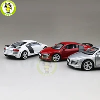 132 caipo r8 gt racing car diecast model toys car for kids children sound lighting pull back gifts