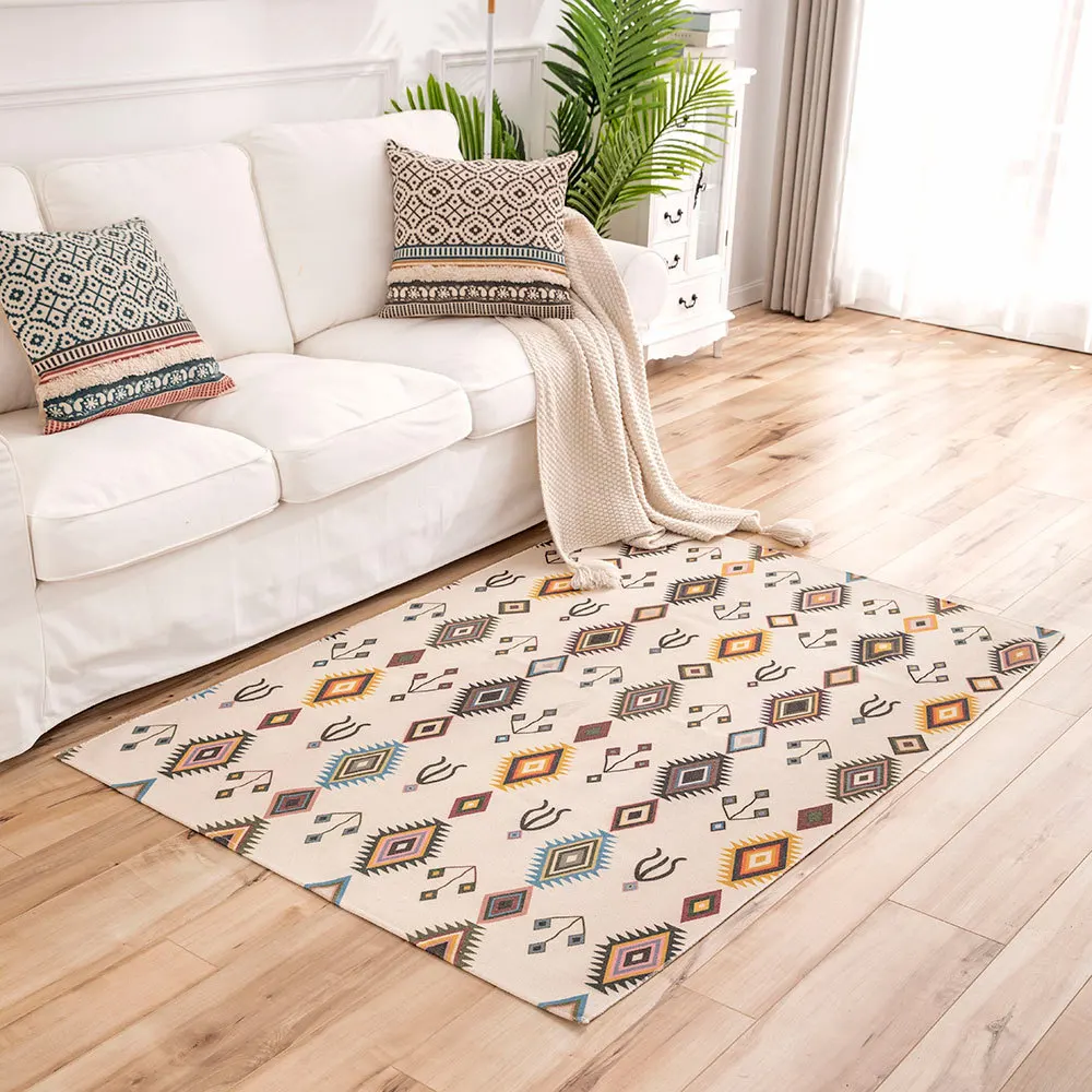 Kopen Tapijt Tapijt Voor Woonkamer Slaapkamer Tapijt Geometrische Tapijt Met Kwasten Kids Crawl Karpetten Yoga Mat Home Decor