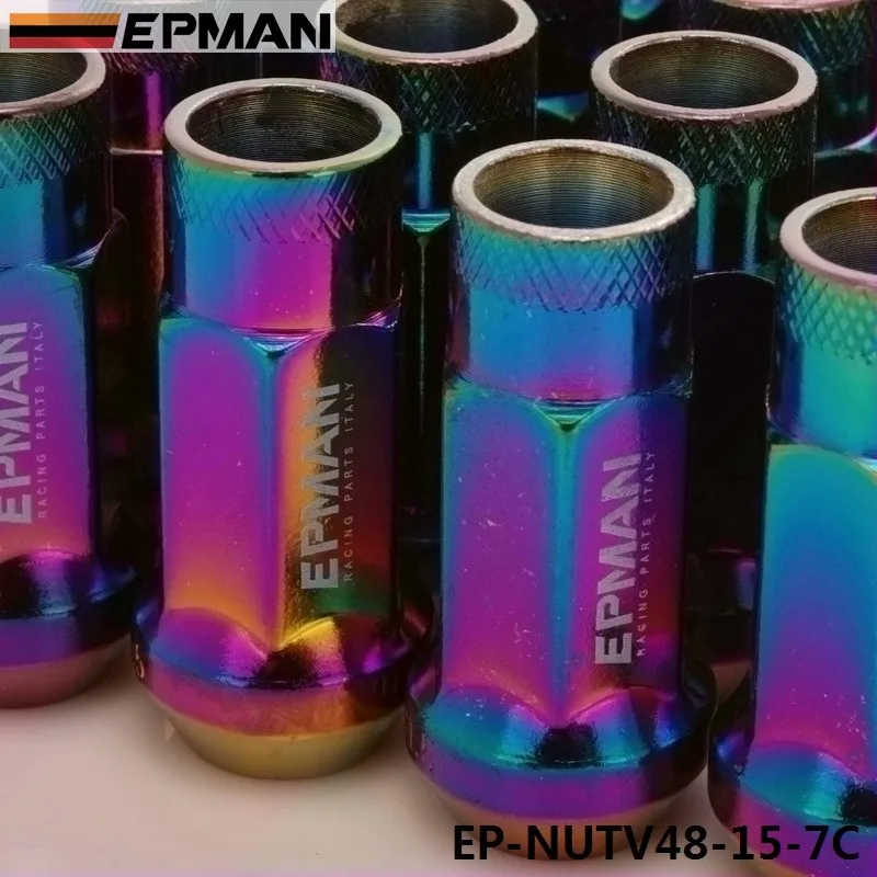 Гоночные перчатки Красного 48 мм Сталь открытые Exhtended колеса ЖЕЛУДЬ Rim гайки