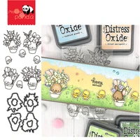 flower baby metal cutting dies and stamps for card making scrapbooking embossing die cut stencil craft new 2020 craft dies