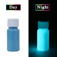 glow in the dark fluorescent paint for party nail decoration art supplies 20g light blue phosphor pigment acrylic luminous paint