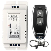 wireless remote control switch 433mhz rf transmitter receiver dc 9v 12v motor battery power forward reverse steering controller