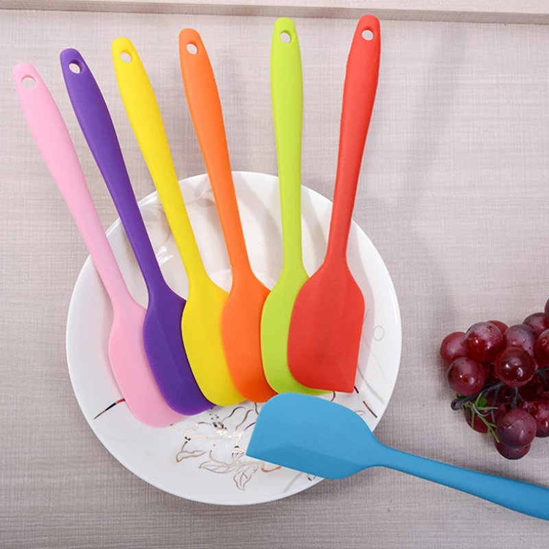 2 шт./лот новая кухонная силиконовая шпатель для сливочного торта скребок