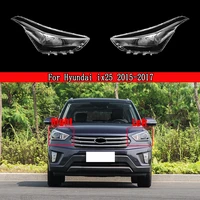 front headlamps glass headlights shell cover transparent lampshades lamp shell masks lens for hyundai ix25 2015 2017