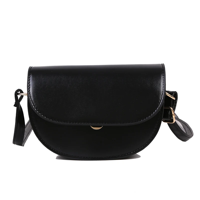 

2021 Brand Designer pu Saddle Women Bag One Shoulder Handle Double shoulder straps