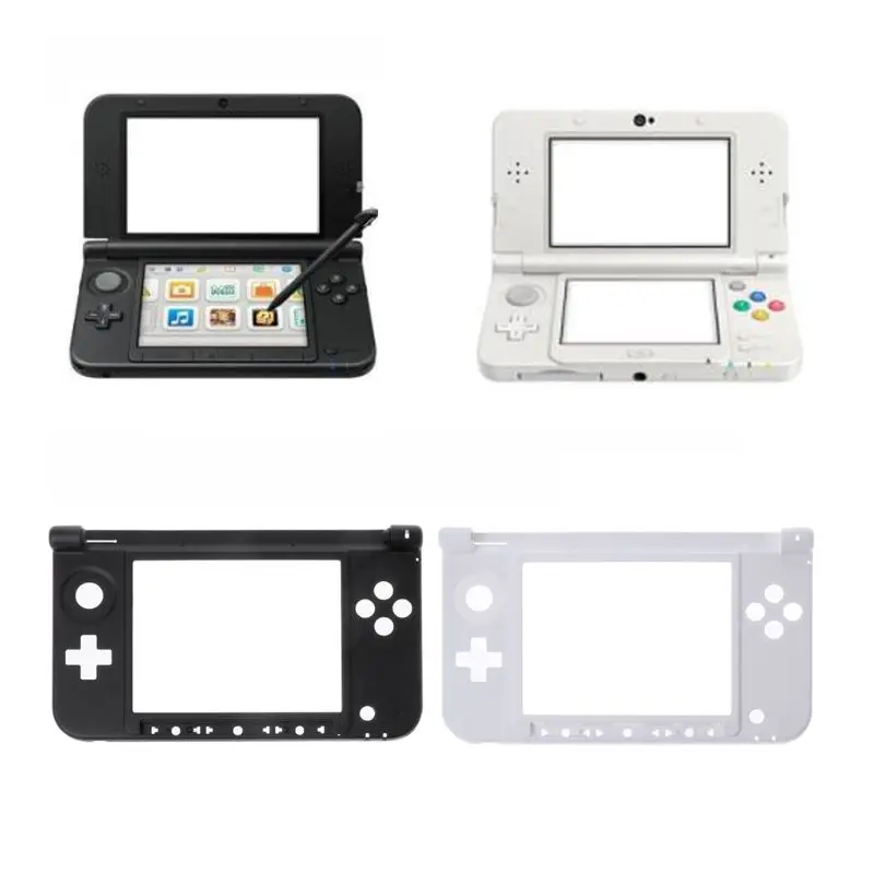 

For Nintendo 3DS XL 3dsll Replacement Part Bottom Middle Shell Housing Without Lock Without Buttons