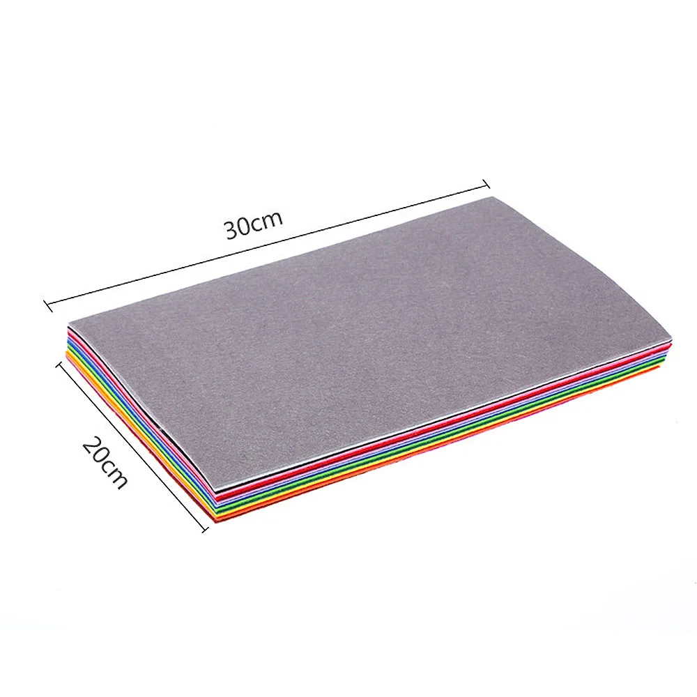 25 шт. мягкие фетровые нетканые ткани для рукоделия лоскутного шитья квадраты