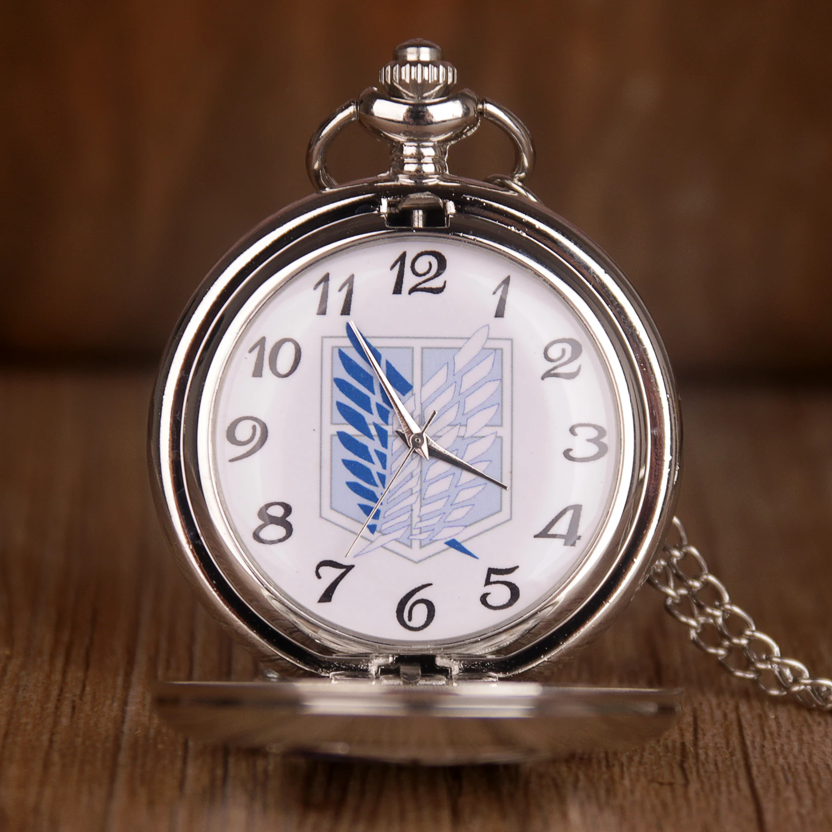 Free Wing Pocket Watch Necklace Men Women Steampunk Chain Watches with chain Vintage Quartz Fob Pendant CF1025 | Наручные часы