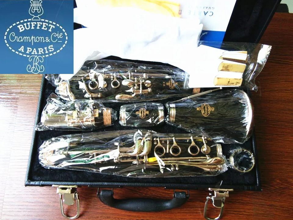 

New Buffet Crampon&Cie A PARIS B12 17 Key Bb Tune Bakelite Clarinet Playing Musical Instruments Clarinet with Accessories