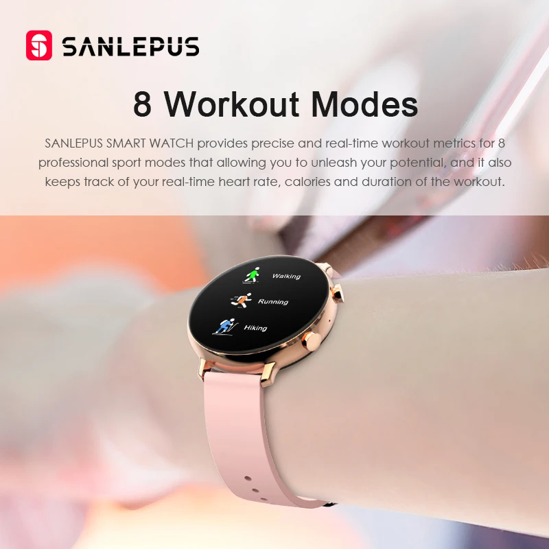 

SANLEPUS ECG PPG Smart Watch With Bluetooth Calls Smartwatch Men Women Waterproof Heart Rate Blood Pressure Blood Oxygen Monitor
