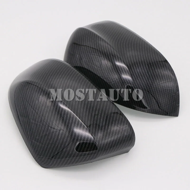 

For BMW X3 G01 2018-2021 ABS Carbon Fiber Car Rear Rearview Mirror View Cover Trim 2pcs Car Accessories Interior Car Decor
