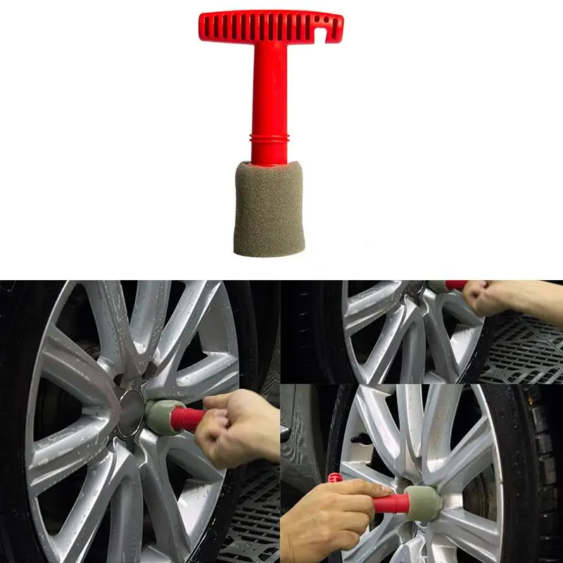 AOZBZ мойка автомобиля Встроенная шина винтовая кисть Удобная гайка колесо