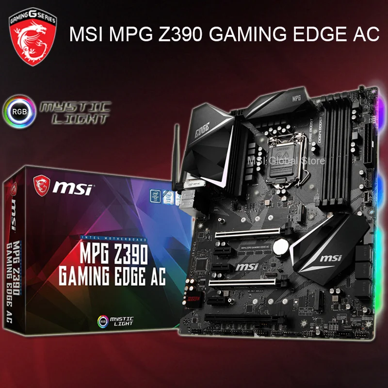 Verkauf LGA 1151 MSI Z390 GAMING Motherboard LGA 1151 I9 I7 I5 I3 DDR4 128GB PCI-E 3,0 M.2 HDMI Desktop Intel Z390 Placa-Mãe 1151 ATX