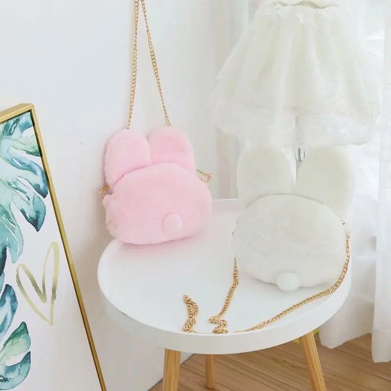 Милый кролик Автомобильная подушка сумка через плечо плюшевая игрушка