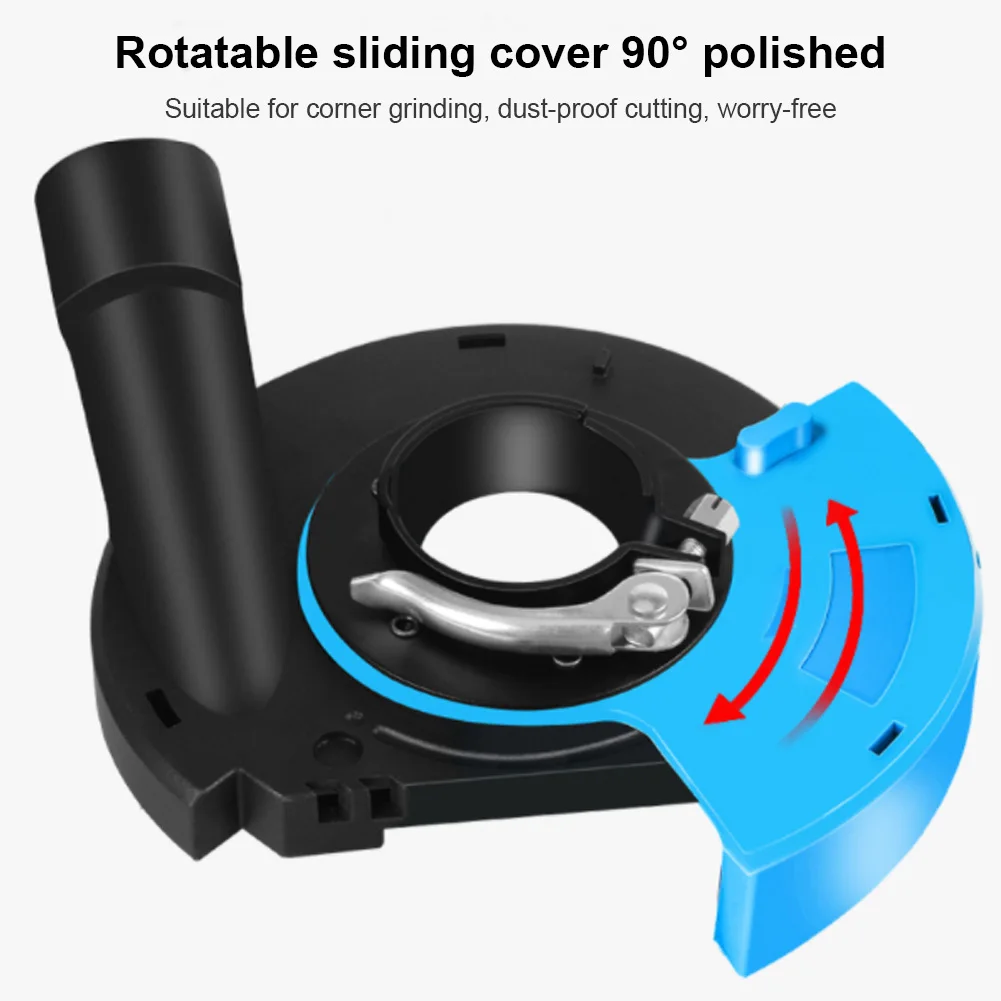 5in кожух пыли синий черный поликарбонатный пластик металлический дробильный