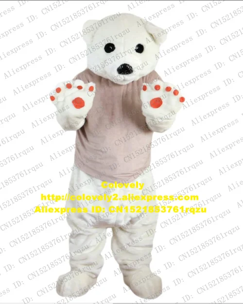 Костюм-талисман с белым морским медведем zz8067 | Тематическая одежда и униформа