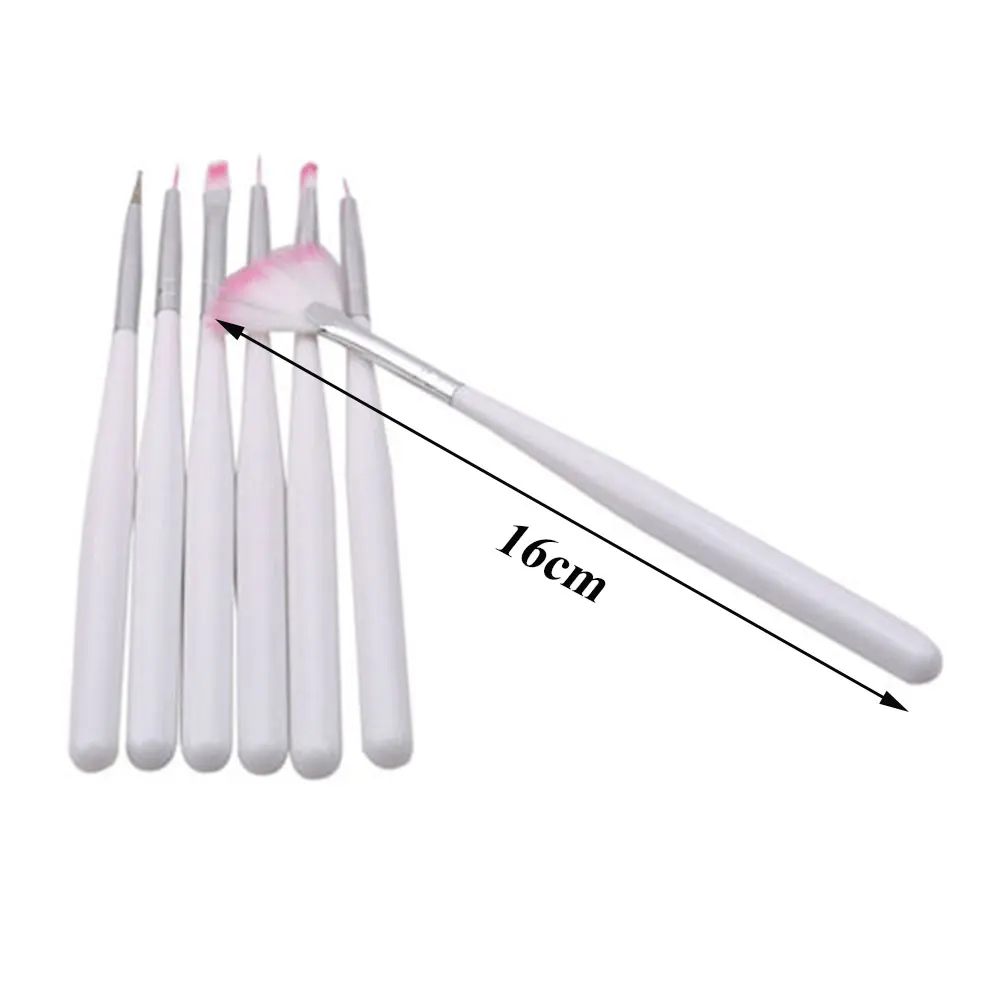 7 шт. Fondant (сахарная) Кисть для смазывания торта картина декора пыли продвижение