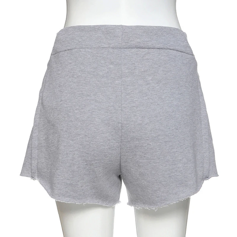 

Summer Ladies Casual Loose Shorts Beach Girl Solid Color High Waist Tied Wide Loose Casual Wild Shorts