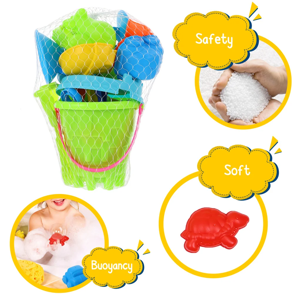 

25 Pcs Kids Beach Toys Summer Sand Dredging Toys Beach Playset Kids Gift