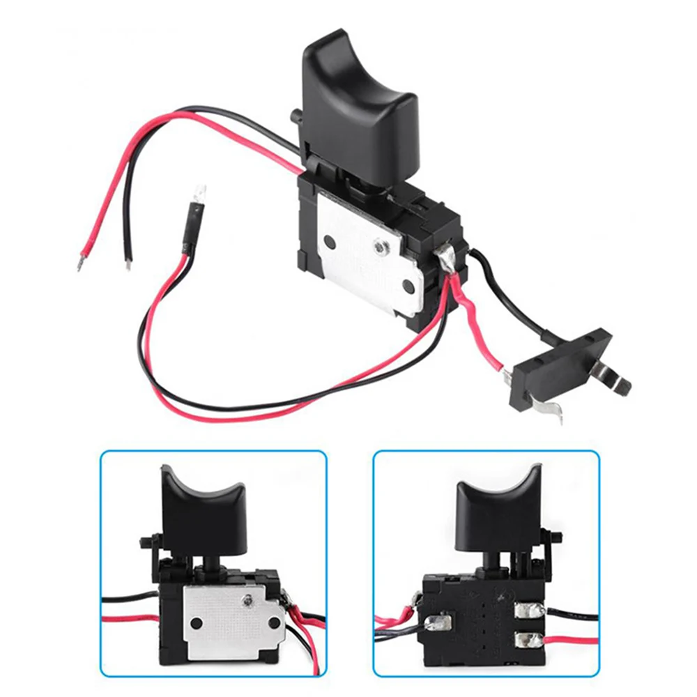 

1pcs DC 7.2V- 24 V 16A Electric Drill Control Switch Cordless Trigger Switch With Small Light