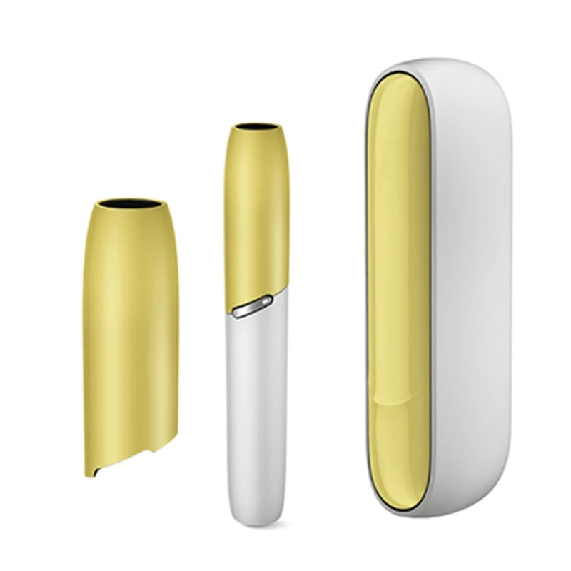 Крышка + Боковая для IQOS 3 Duo Цветной силиконовый чехол ПК боковая крышка верхняя