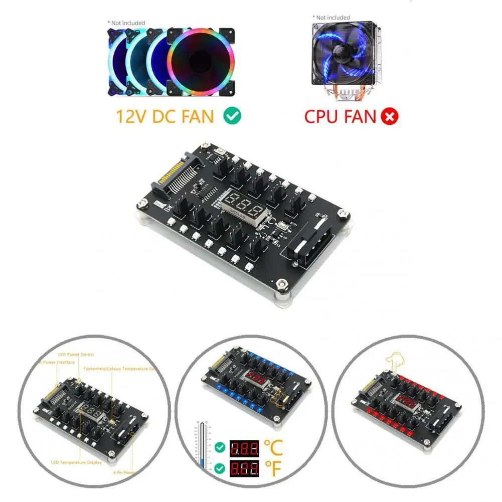 

Контроллер концентратора вентилятора, полезный разделитель концентратора вентилятора, легкий, хорошая твердость, практичный, 3/4-контактны...