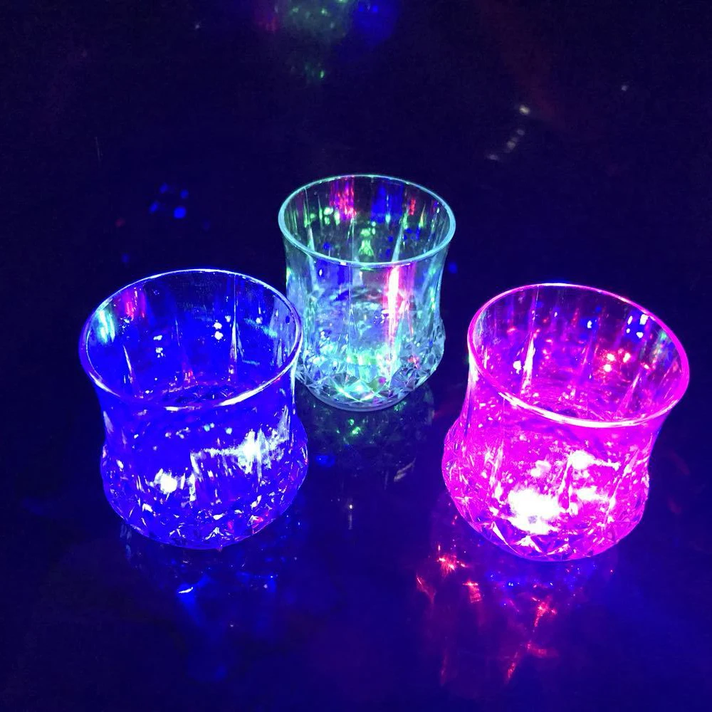 Автоматический светодиодный светильник со стакана воды Сенсор винный стакан для