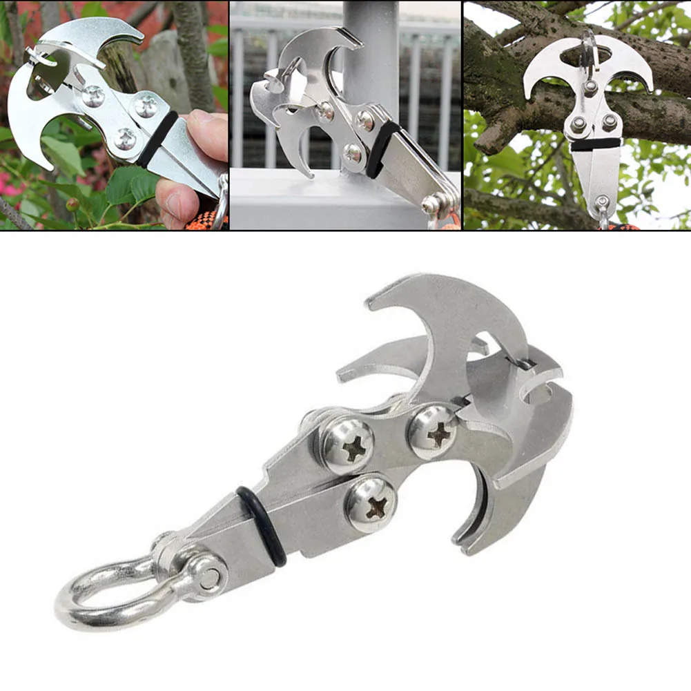 

Metal Strong Claw Hook Outdoor Climbing Multifunctional Folding Grabber Tool Set Unique Design Mountaineering Safety Accessories