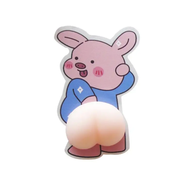 

Door Anti-collision Tape Cute Corgi Butt Door Opening Anti-scratch Rubbing Protection Sticker Cartoon Door Silicone Butt Sticker