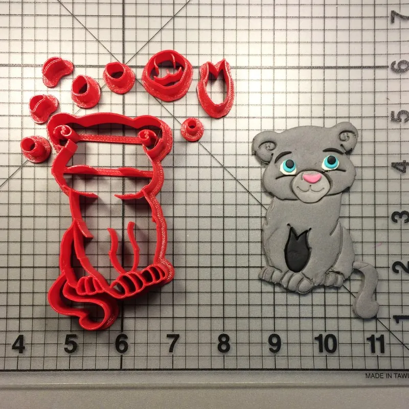 Милый Животные Чистка для лица и тела пантера Щенячий патруль форма помадки на