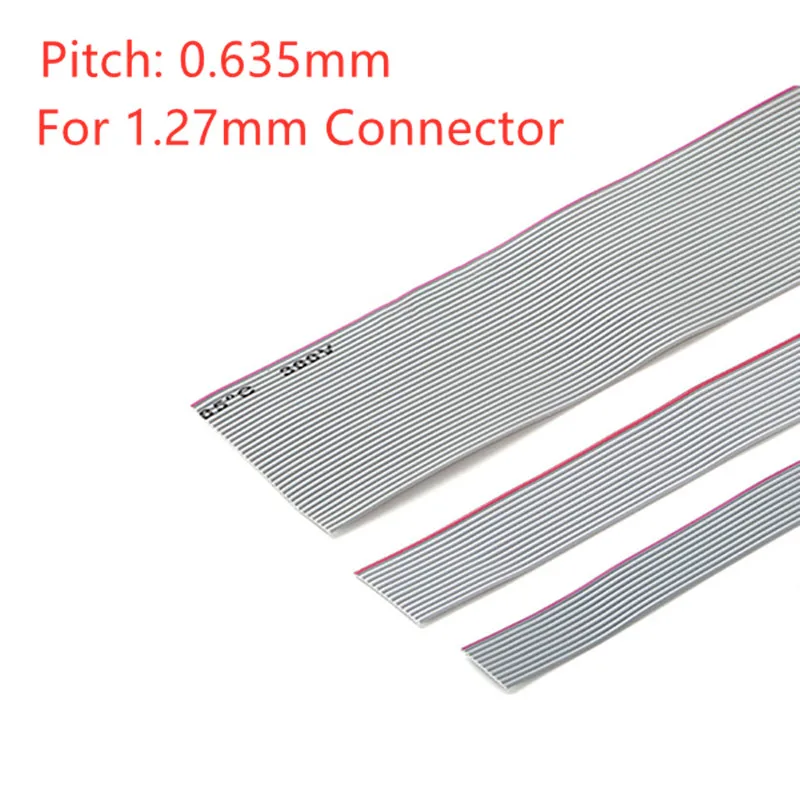 1 метр 0 635 мм шаг серый плоский ленточный кабель для гнездо FC разъема IDC 27 Разъем