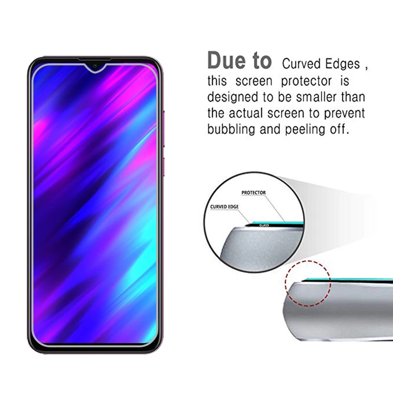 Закаленное стекло для MEIZU C9 PRO 2 шт. протектор экрана закаленная защитная пленка 9H