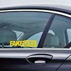 Забавная поддельная наклейка на машину такси FakeTaxi, наклейка с эмблемой, самоклеящаяся виниловая универсальная наклейка для BMW, Ford, Toyota, VW, Honda, Kia, Opel