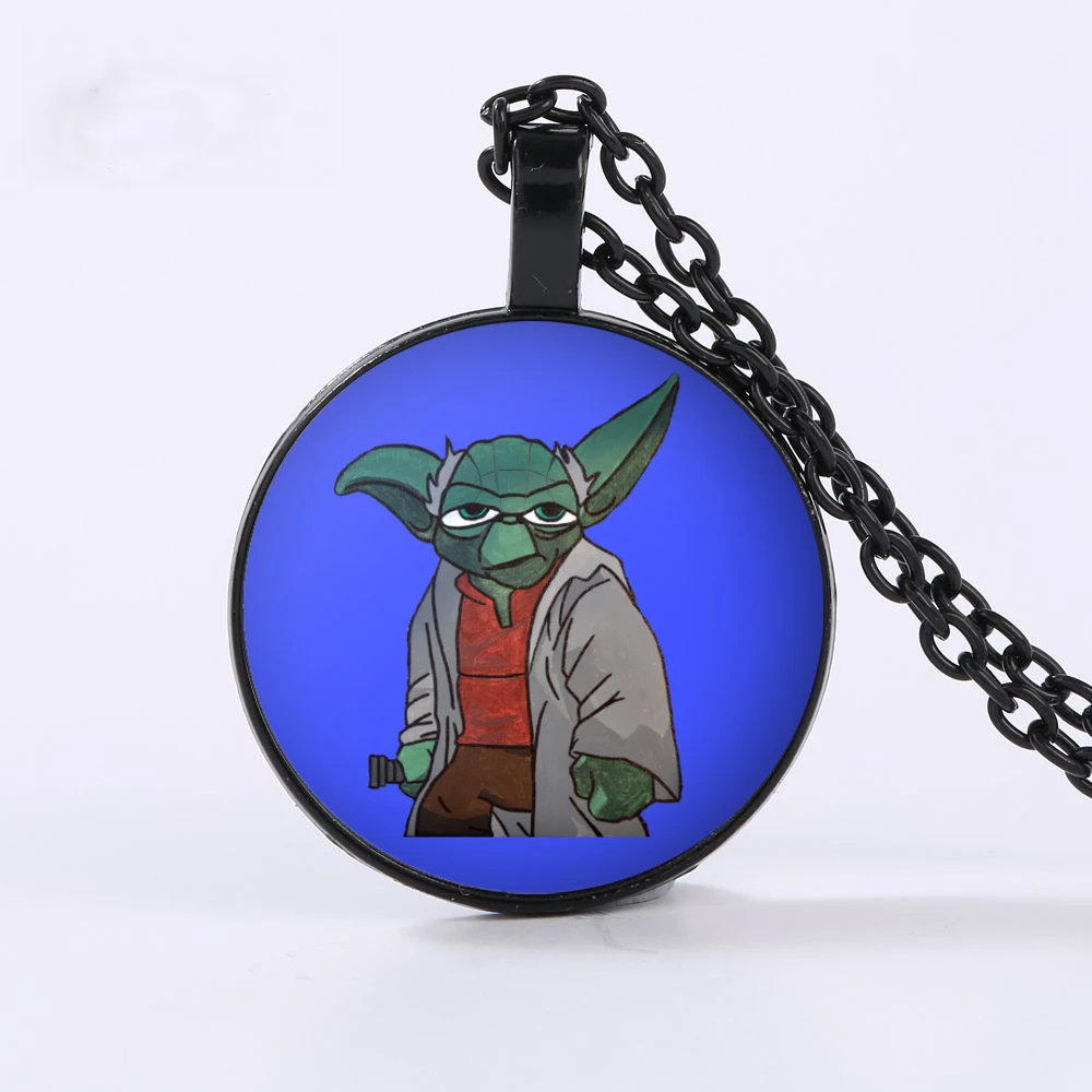 GDRGYB ожерелье Звездные войны джедай Мастер Йода Может Сила быть с вами подарок