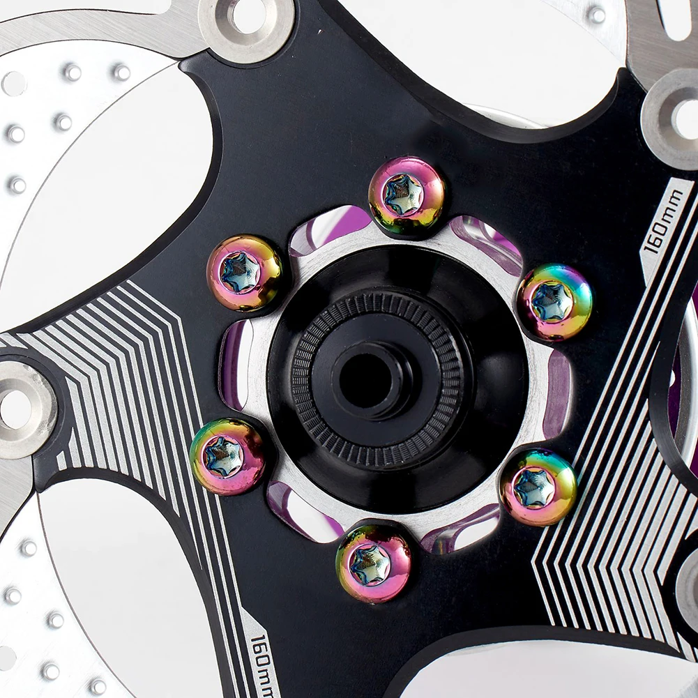 12 шт./коробка MTB дорожный велосипед дисковый тормозной ротор винт Велоспорт M5x10mm