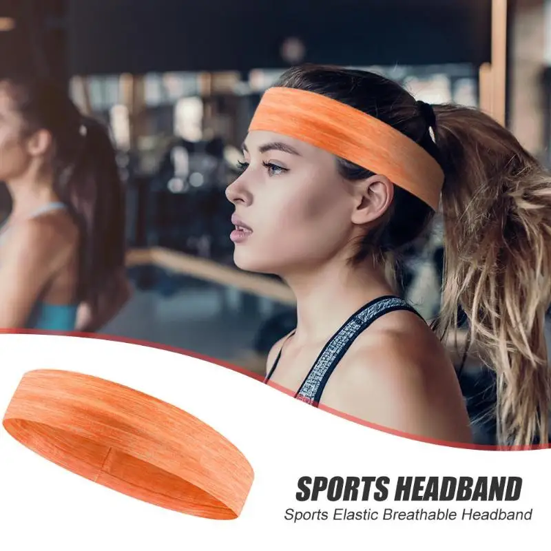 

Sports Elastic Breathable Headband Gym Fitness Basketball Yoga Sweatband