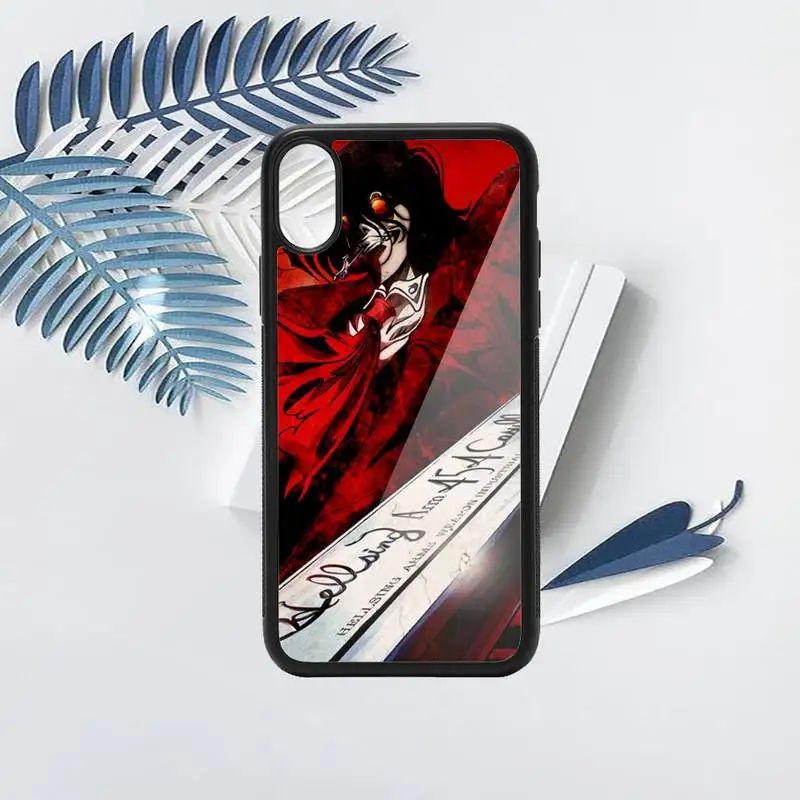

Hellsing Alucard Fan japanese animeluxury design Phone Case coque PC for iPhone 11 12 pro XS MAX 8 7 6 6S Plus X 5S SE 2020 XR