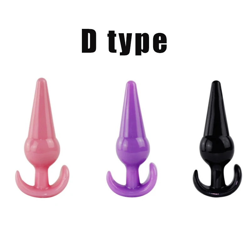 Анальная игрушка анальная пробка из силикона анус стимуляция массаж простаты