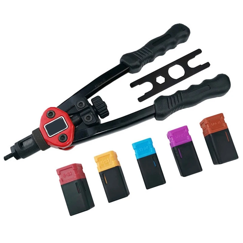 

606 Type Automatic Rivet Tool Blind Hole Rivet Nut Heavy Duty Manual Insert Nut Tool Manual Spindle