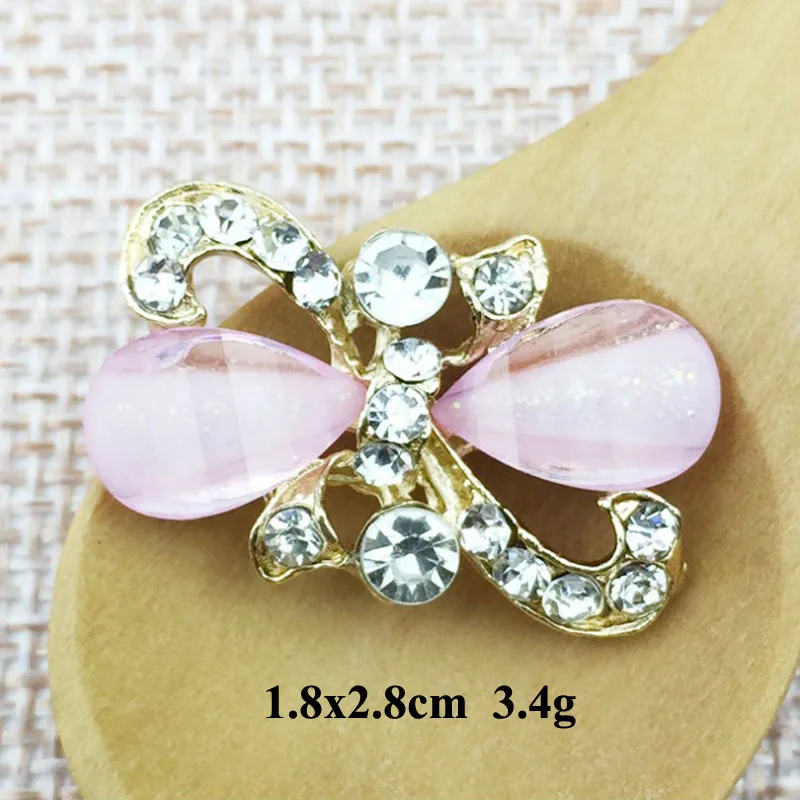 50 штук Стразы Ювелирные подвески кристальные стразы пряжка банта Ремесла Подвеска Брошь Аксессуары для свадебных причесок Декор