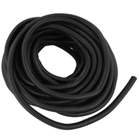 50 ft split wire loom conduit polyethylene tubing black color sleeve tube
