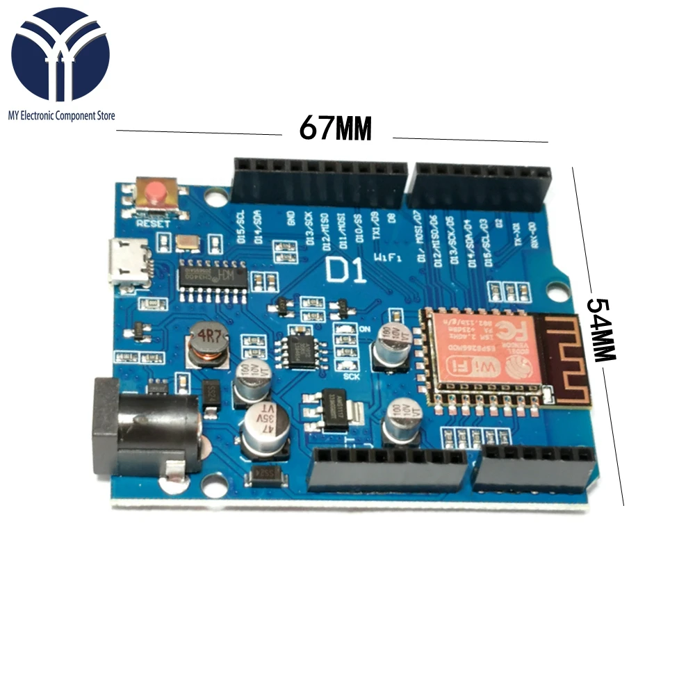 ESP-12E WeMos D1 UNO R3 CH340 CH340G WiFi макетная плата на основе ESP8266 щит Умная Электронная