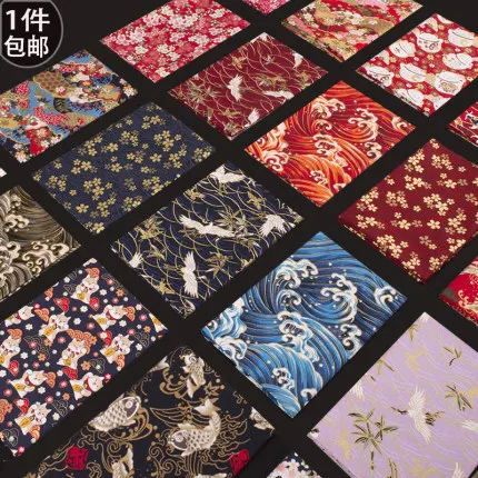 Одежда Cheongsam Hanfu из чистого хлопка и льна 50 см * 150 см/с принтом Diy Wind | Аксессуары для