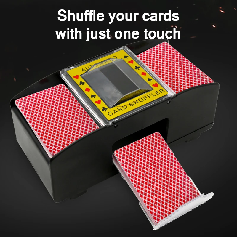 

Board Game Poker Playing Cards Electric Automatic Poker Shuffler Casino Robot Card Shuffler Shuffling Machine Poker Playing Tool