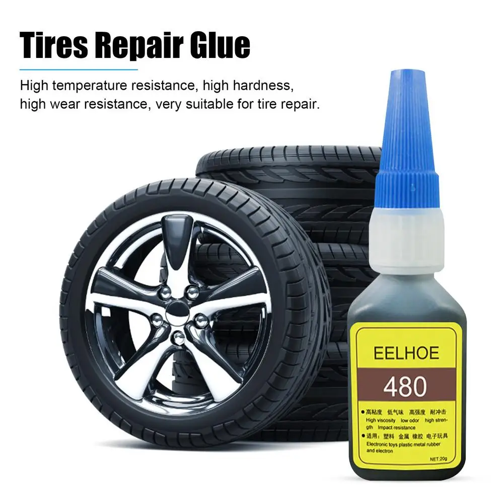 

Tire Repair Glue Durable Waterproof Adhesive Formula Solution Stronger Liquid Car Motorcycle Multifunctional Rubber Auto Tool Ho