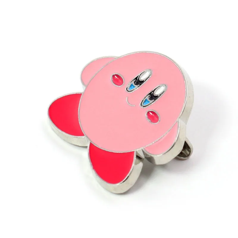 Модная эмалированная брошь в стиле аниме Kirby pin рюкзак джинсовый значок одежда