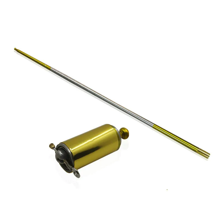gold 150cm 110 см/150 см металлическая появляющаяся трость может выбрать цветные волшебные палочки для профессиональной Волшебная сцена уличные иллюзионные аксессуары - Цвет: gold 150cm