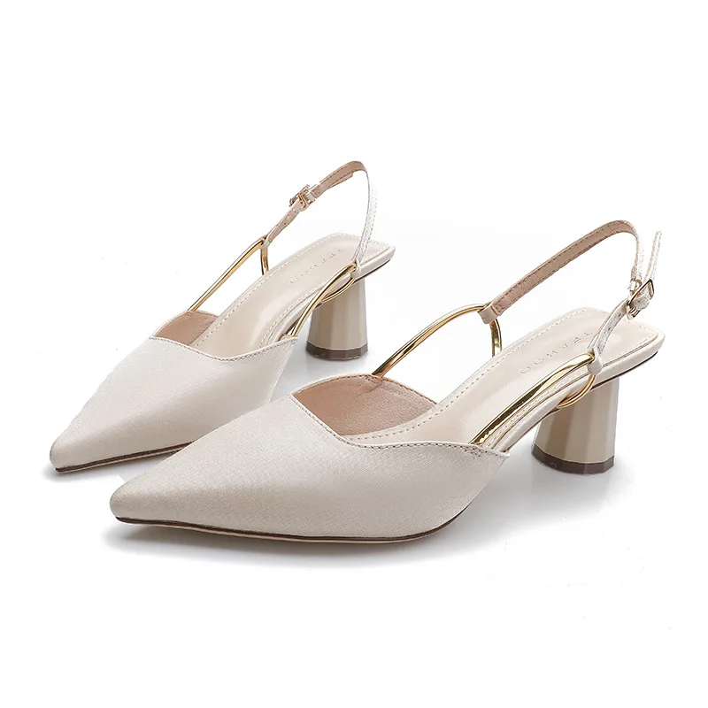 

Summer Women's Pumps High Quality Brand Designer Pointed Toe Lady Heels Female Party Office Work Sandals Shoes